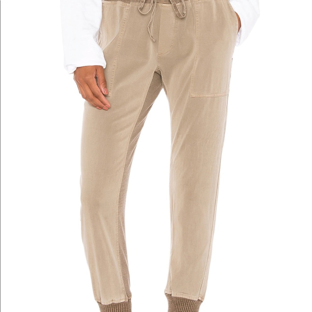 James Perse jogger, color “Talc”, size 0
